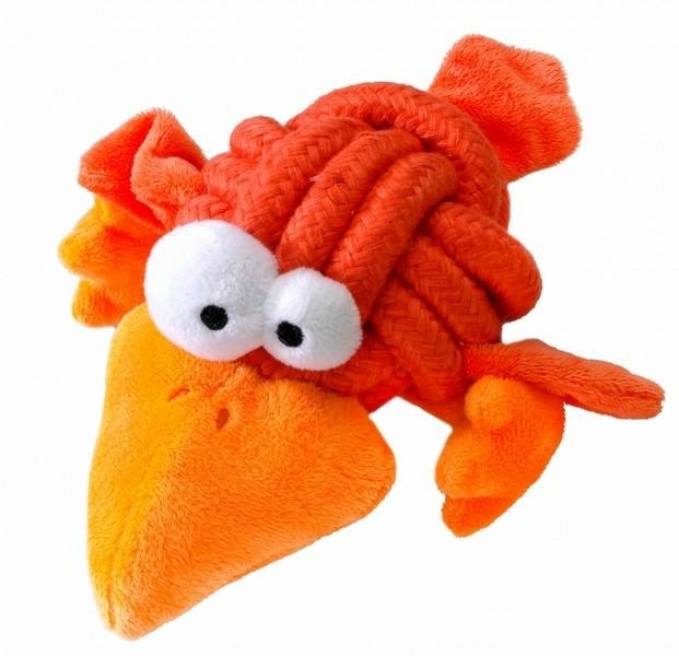 Zdjęcie Coockoo Bobble zabawka ptaszysko dla psa  pomarańczowa 8,5 cm