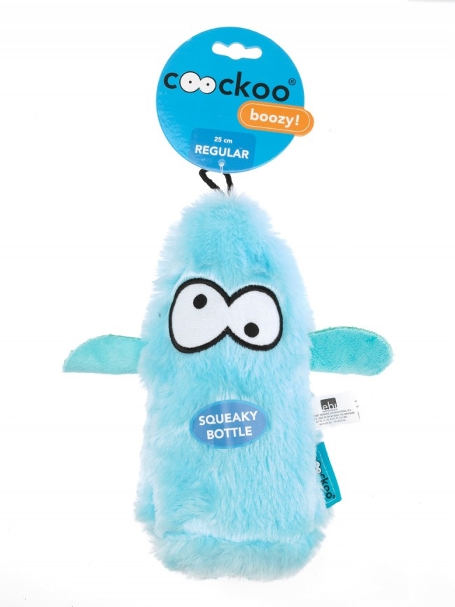 Zdjęcie Coockoo Boozy zabawka z butelką wewnątrz  niebieska wys. 25 cm