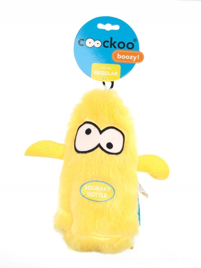 Zdjęcie Coockoo Boozy zabawka z butelką wewnątrz  żółta wys. 25 cm