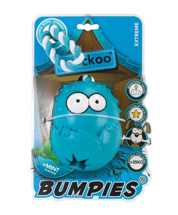 Zdjęcie Coockoo Bumpies zabawka na przysmaki dla psa  niebieska / miętowa rozm. L: 13-30kg