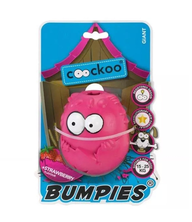 Zdjęcie Coockoo Bumpies zabawka na przysmaki dla psa  różowa / truskawkowa rozm. L: 13-30kg