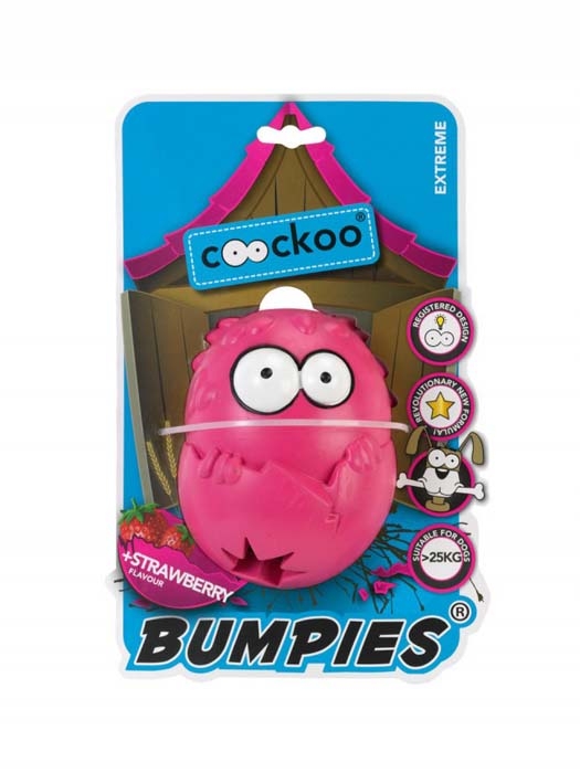 Zdjęcie Coockoo Bumpies zabawka na przysmaki dla psa  różowa / truskawkowa rozm. M: 7-16kg