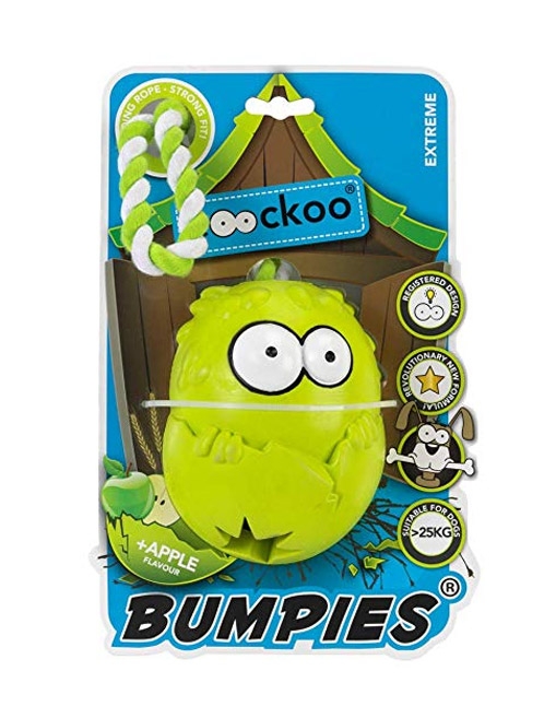 Zdjęcie Coockoo Bumpies zabawka na przysmaki dla psa  zielona / jabłkowa rozm. XL: >27kg