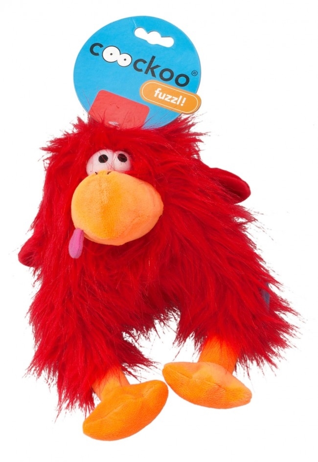 Zdjęcie Coockoo Fuzzl zabawka pluszowy kurczak dla psa  czerwona 25 x 14 cm