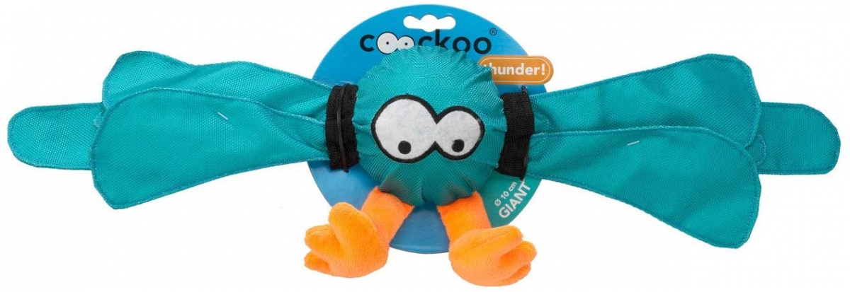Coockoo Thunder piłka zabawka szarpak dla psa petrol L: 10 x 55 cm