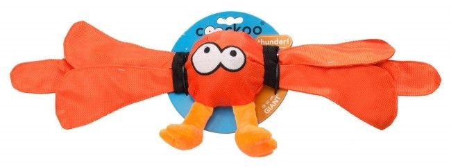 Zdjęcie Coockoo Thunder piłka zabawka szarpak dla psa  pomarańczowa M: 8 x 46 cm