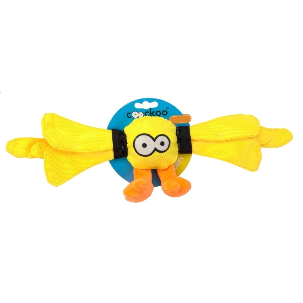 Zdjęcie Coockoo Thunder piłka zabawka szarpak dla psa  żółta S: 5,5 x 39 cm