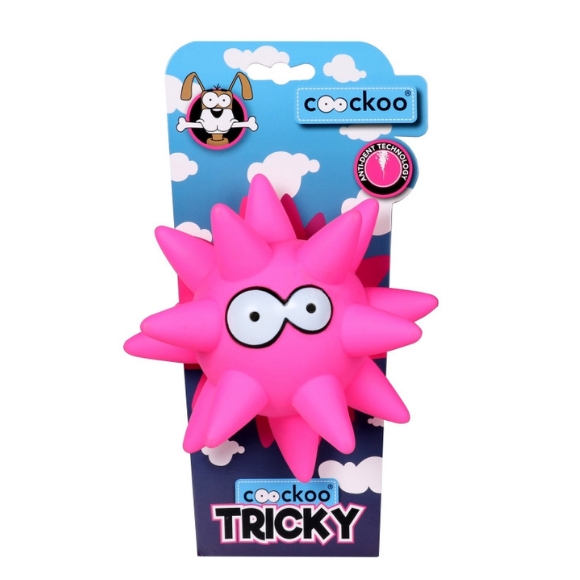 Zdjęcie Coockoo Tricky zabawka gryzak dla psa  różowa 13,5x13,5x12cm 
