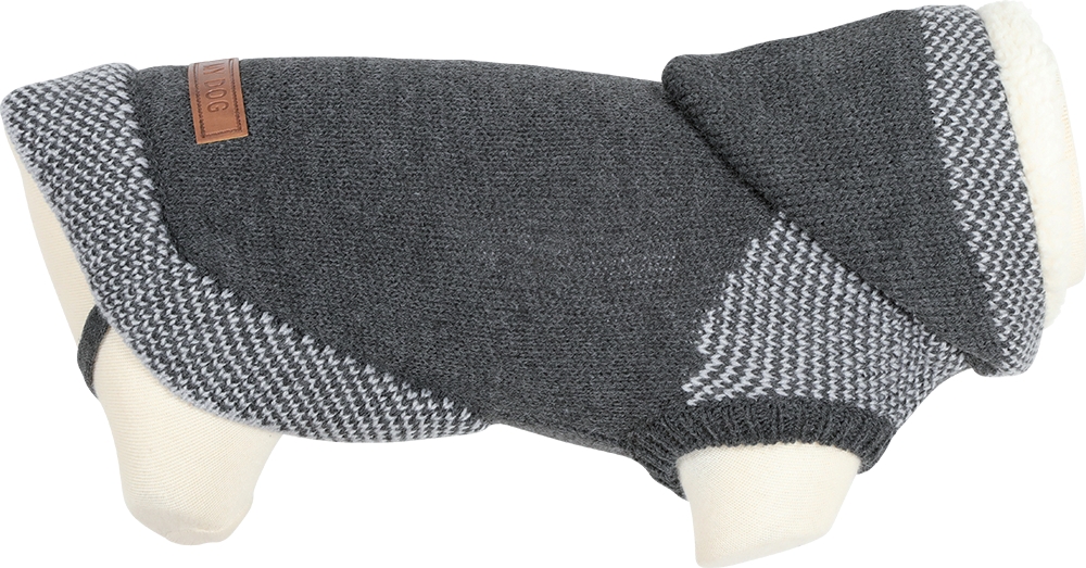 Zolux Sweterek z kapturem Hipster szary 40 cm