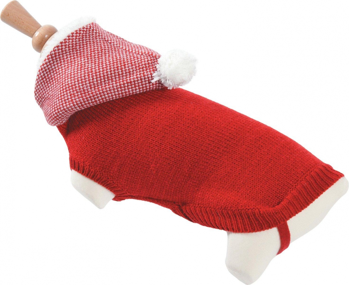 Zolux Sweterek z kapturem czerwony 35 cm