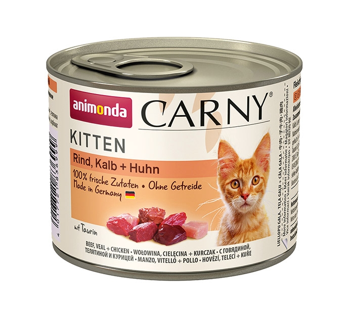 Animonda Carny Kitten wołowina, cielęcina + kurczak 200g
