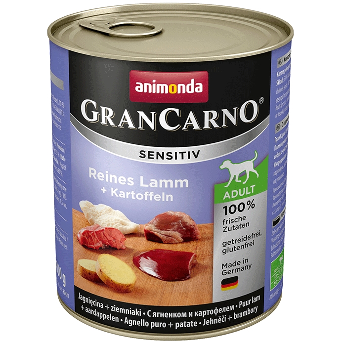 Animonda Grancarno Sensitiv jagnięcina + ziemniaki 800g