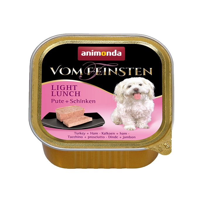 Animonda Vom Feinsten Dog Light Lunch indyczka z szynką 150g