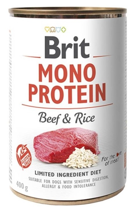 Zdjęcie Brit  Mono Protein  wołowina i ryż 400g