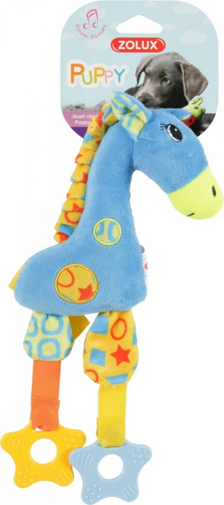 Zdjęcie Zolux Zabawka pluszowa PUPPY żyrafa  niebieska 19,5x5x29,5 cm