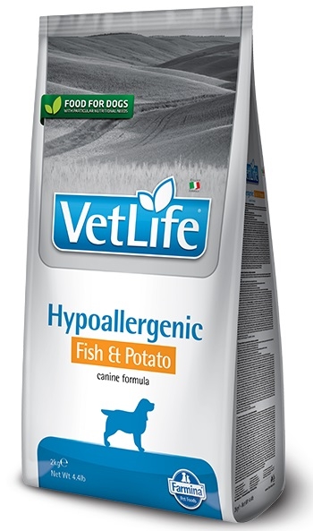 Zdjęcie Farmina Vet Life Dog Hypoallergenic  ryba i ziemniaki 12kg