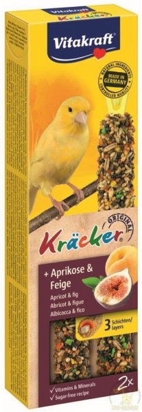 Vitakraft Kracker Original kolby dla kanarka z owocami figi i moreli 2 szt.
