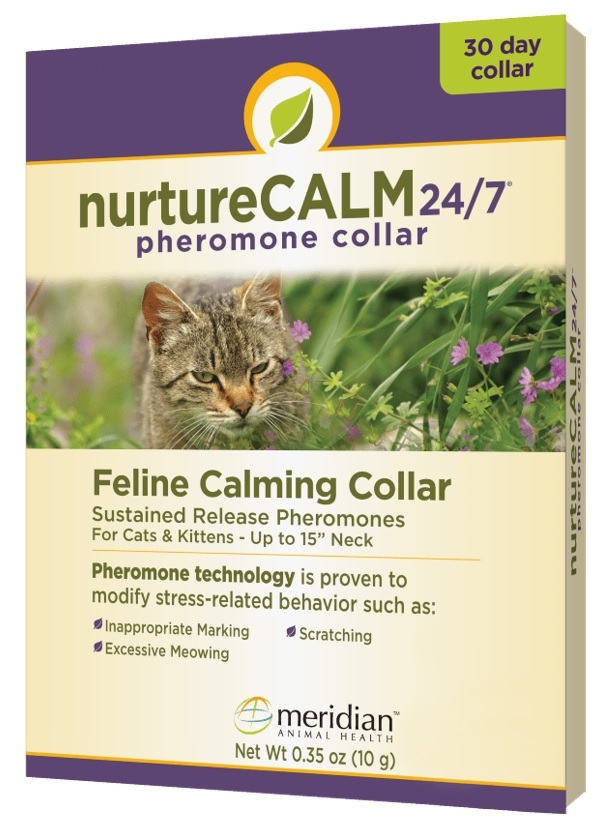 Zdjęcie Meridian nurtureCALM Feline Calming Collar obroża feromonowa dla kota 38 cm
