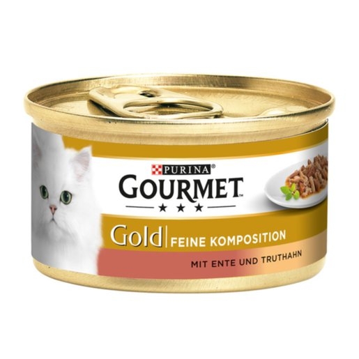 Zdjęcie Gourmet Gold Kawałki w sosie  kaczka i indyk  85g
