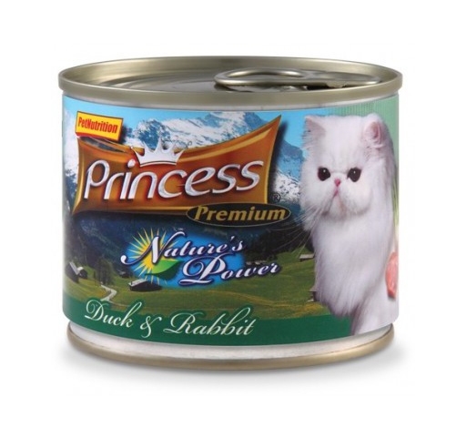 Princess Nature’s Power Cat puszka pasztet z kaczki i królika 200g