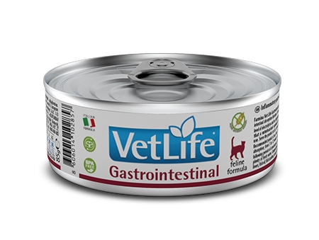 Zdjęcie Farmina Vet Life Cat Gastrointestinal puszka dla kota  schorzenia żołądka i jelit, rekonwalescencja 85g