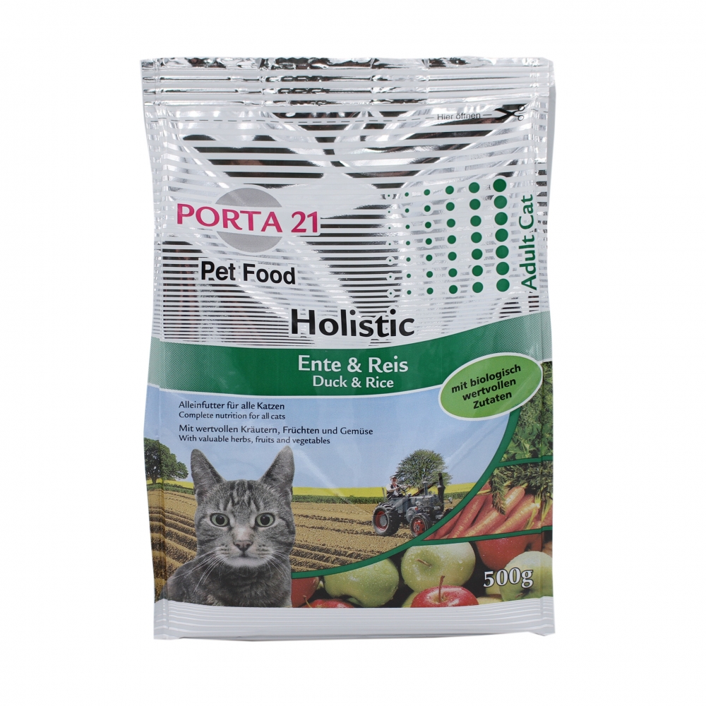 Zdjęcie Feline Porta 21 Holistic Cat Duck & Rice sucha karma kaczka i ryż 2kg