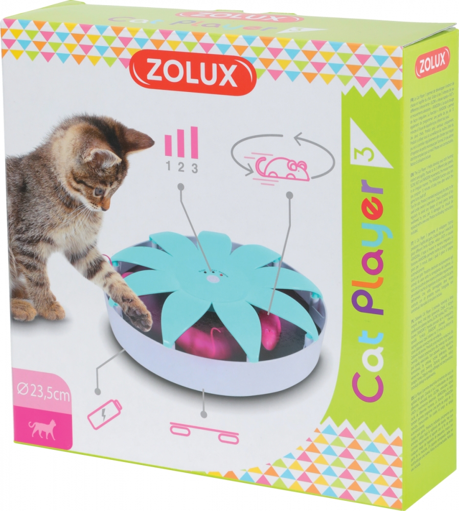 Zdjęcie Zolux Zabawka interaktywna dla kota Cat Player 3   śr. 23,5 cm