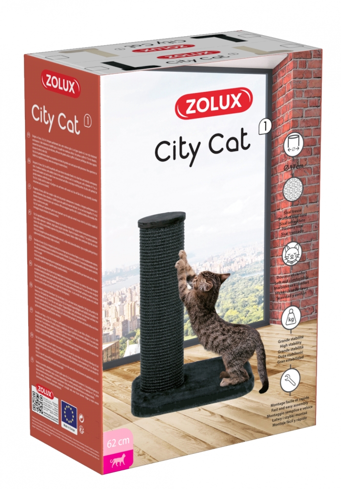 Zdjęcie Zolux Drapak City Cat 1  grafitowy 47 x 39 x 62 cm