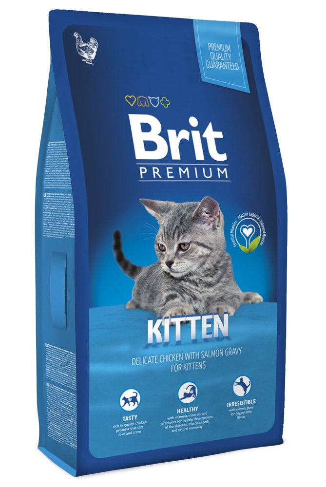 Brit Premium Cat Kitten z kurczakiem 8kg