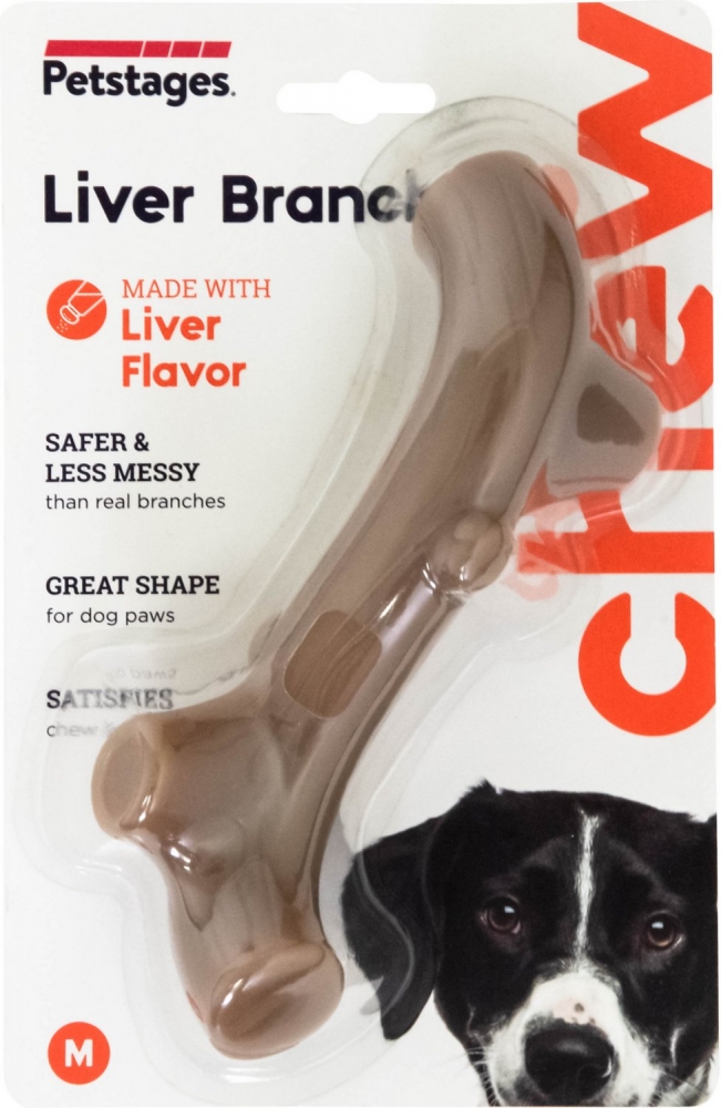 Zdjęcie Petstages Chew: Liver Branch Medium  patyk do gryzienia dla średnich ras 18 cm