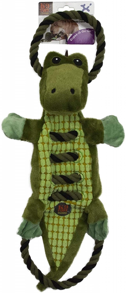 Zdjęcie Petstages Ropes A Go-Go Krokodyl K9 Tuff Guard  zabawka do gryzienia i przeciągania  55-60 cm