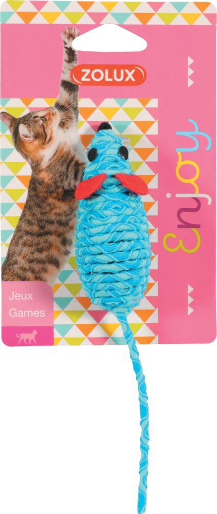 Zdjęcie Zolux Zabawka dla kota mysz elastyczna   7 cm