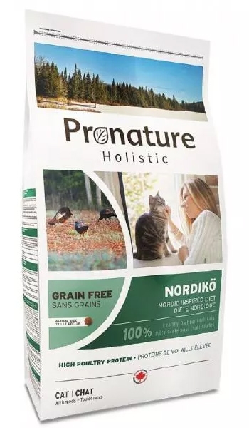 Zdjęcie Pro Nature Holistic Cat Adult Grain Free Nordikö  indyk 340g