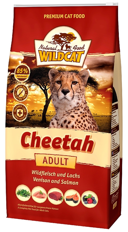 Wildcat Cheetah karma dla kota z dziczyzną i łososiem 500g