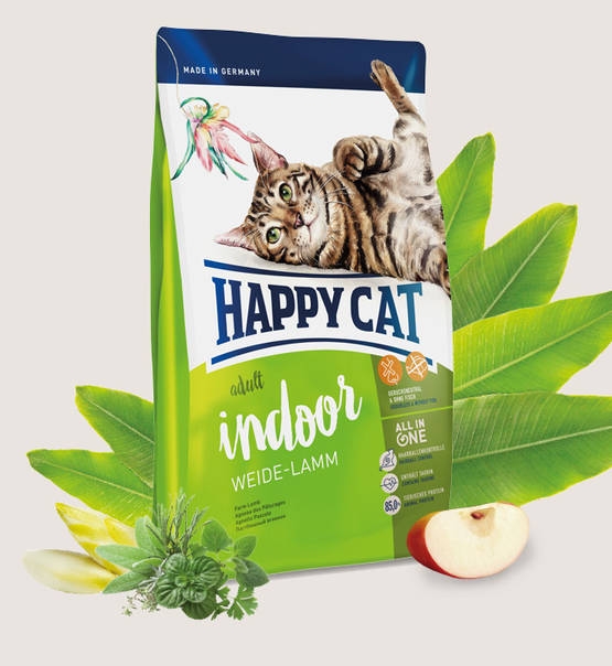 Zdjęcie Happy Cat Adult Indoor  Weide-Lamm (jagnięcina) 4kg