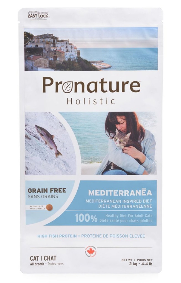 Zdjęcie Pro Nature Holistic Cat Adult Grain Free Mediterranēa  łosoś i białe ryby 2kg