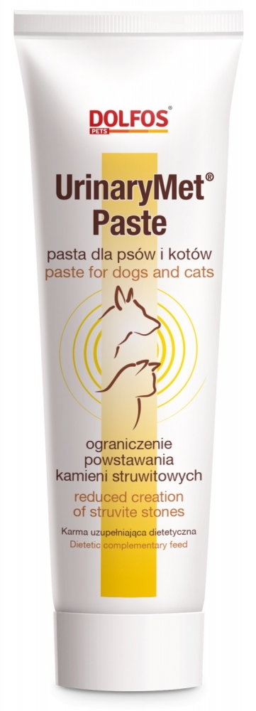 Dolfos UrinaryMet Paste dla kotów i małych psów 100g