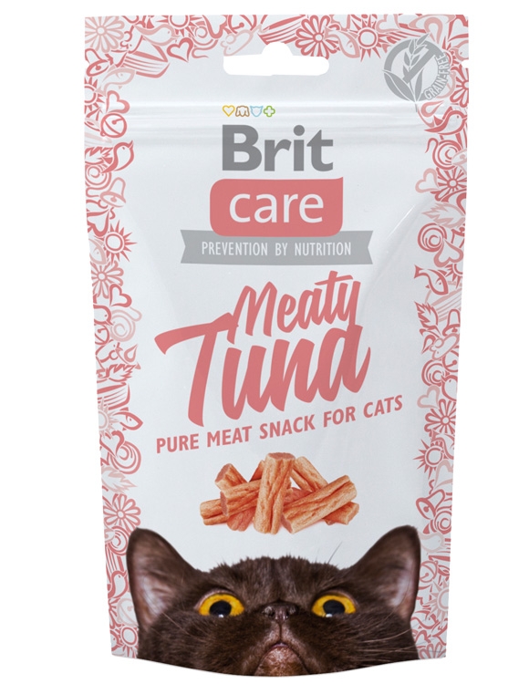 Brit Care Cat Snack naturalny przysmak dla kota Meaty Tuna 50g