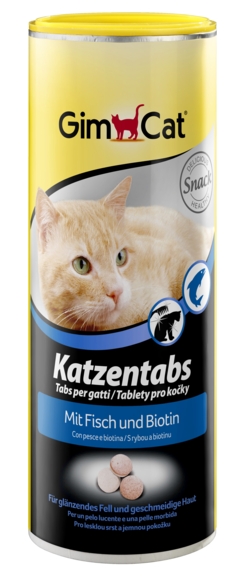 Zdjęcie Gimcat Katzentabs - tabletki witaminowe  z rybą 710 szt.