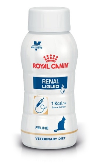 Zdjęcie Royal Canin Renal Liquid Feline dla kota kompletna płynna dieta wspomagająca nerki 3x200ml