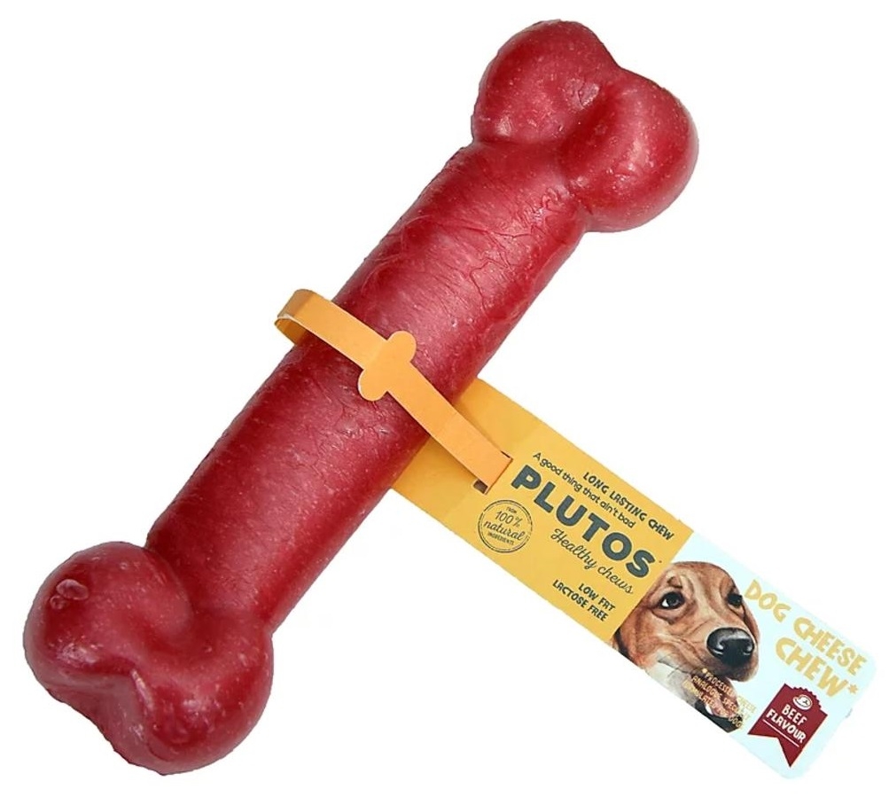 Plutos Przysmak dla psa Cheese Chew Large > 20kg wołowina 14 x 4 cm