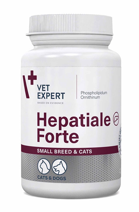 Zdjęcie VetExpert Hepatiale Forte Twist Off small breed & cats  dla małych psów i kotów 40 kapsułek
