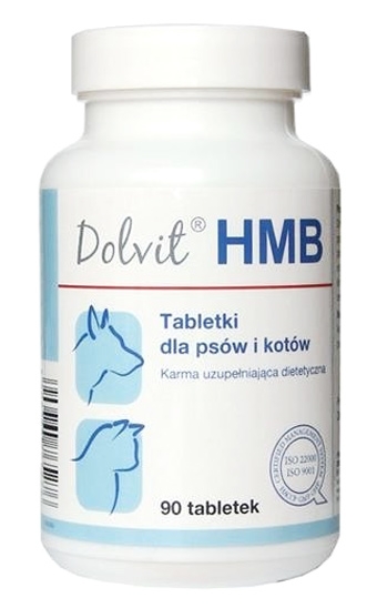 Zdjęcie Dolfos Dolvit HMB  tabletki dla psów i kotów 90 tabl. 