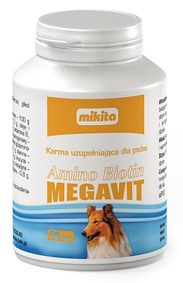 Mikita Megavit Amino Biotin duże opakowanie 150 szt.