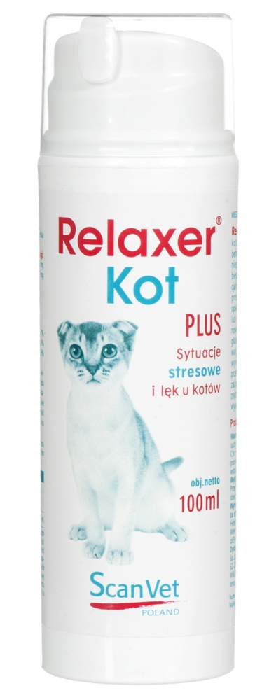 Zdjęcie ScanVet Relaxer Kot Plus  w żelu 100ml