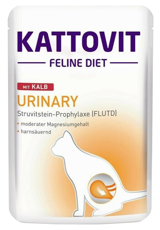 Zdjęcie Kattovit Feline Diet Urinary saszetka  z cielęciną 85g