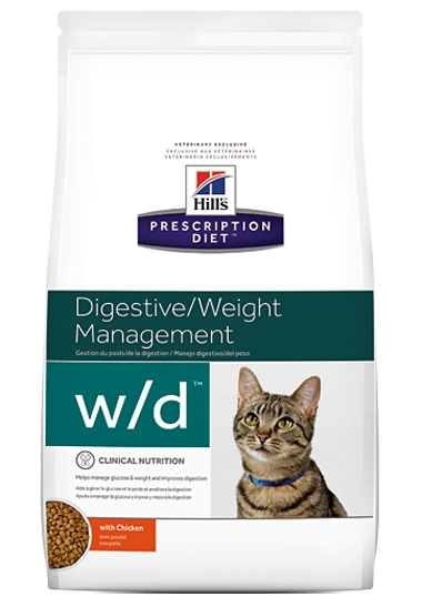 Hill’s Vet Feline w/d Digestive / Weight Management z kurczakiem 1.5kg