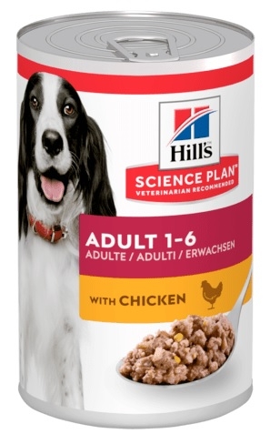 Zdjęcie Hill's Canine Adult Chicken puszka duża z kurczakiem 370g