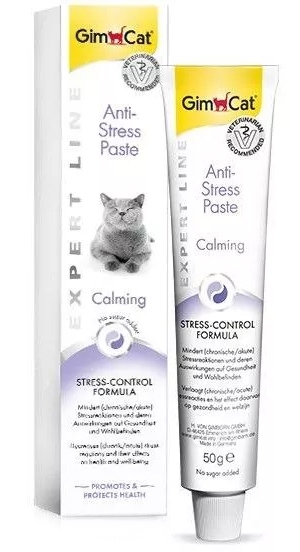 Zdjęcie Gimcat Expert Line Anti-Stress Paste  pasta dla kotów uspokajająca 50g