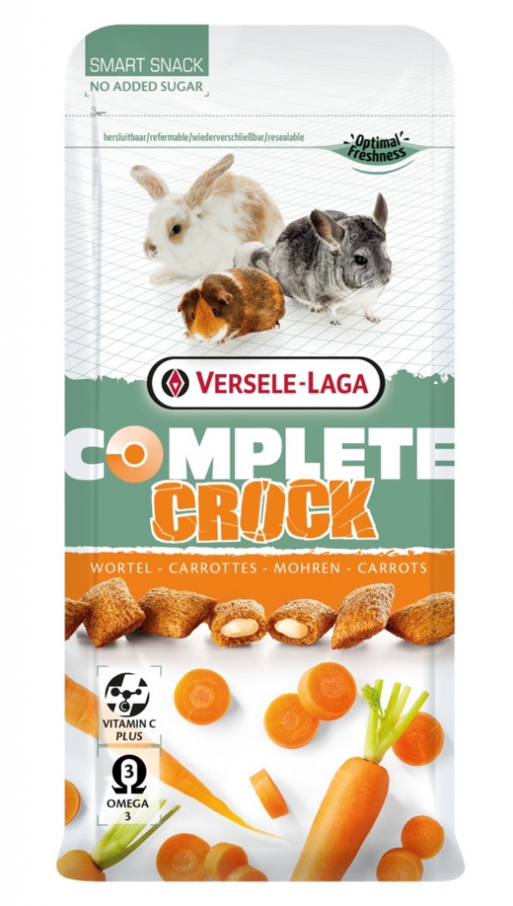Versele Laga Crock Complete przysmak dla królików i gryzoni marchewkowy 50g